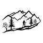 Wallity Mountain Climbing Escultura de pared
